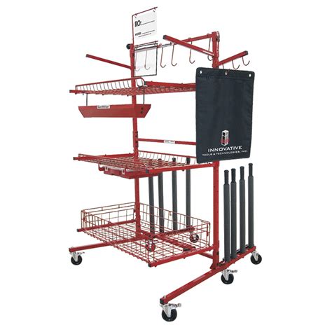 Innovative Parts Cart B 3 Shelf Mobile Storage Rack Sspc B