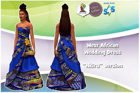 West African Wedding Dress At The African Sim Sims 4 Updates