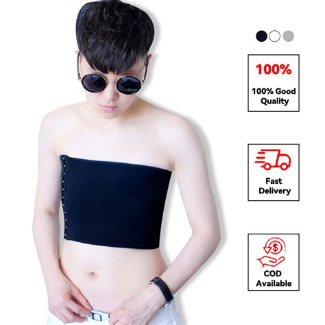 Chest Binder Cm Strapless Detachable Breast Binder Tube Top Row Buckle Wide Coverage