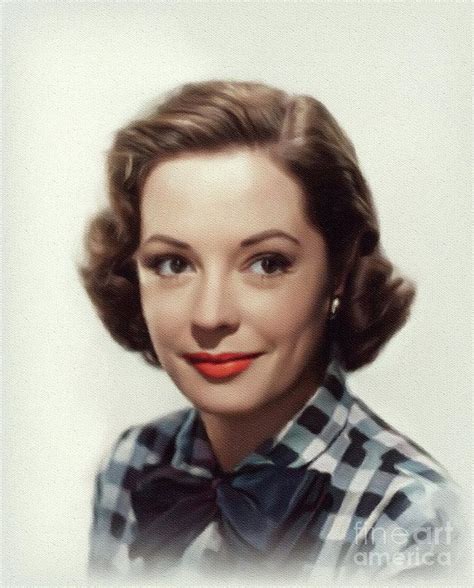 Jane Greer Vintage Actress Painting By John Springfield Pixels