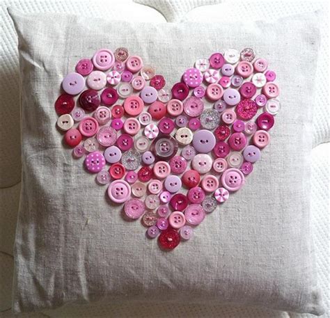 38 Cute And Easy Diy Valentine Day Pillow Ideas Button Crafts