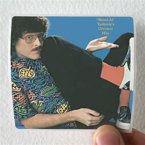 Weird Al Yankovic Weird Al Yankovics Greatest Hits Album Cover Sticker