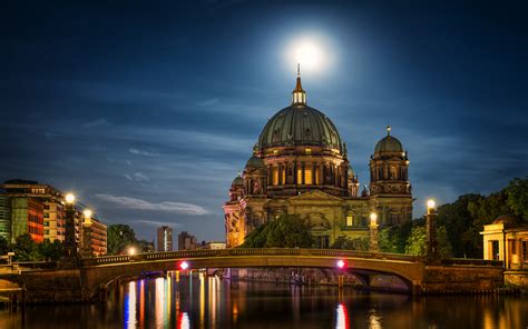 Berlin Germany At Night