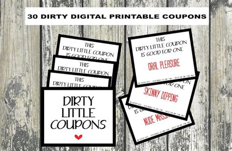 Dirty Love Coupons Naughty Love Coupons Sex Coupons Sexy Etsy
