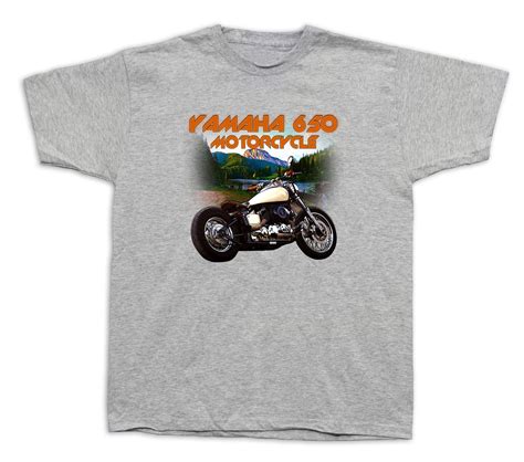 Motorcycle Yamaha 650 Lake Hot Rod Tshirts Vstar Xs650 Classic 1100 Custom