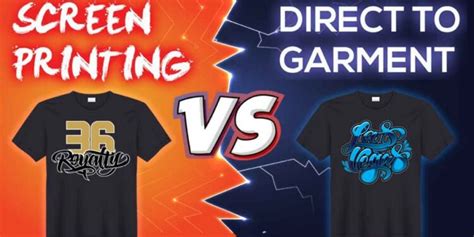 Dtg Vs Screen Printing Whats The Difference And Which Is Better