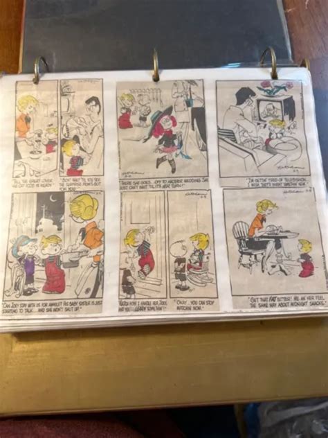 Dennis The Menace Newspaper Comic Strips From 1975 1976 Lot 200000