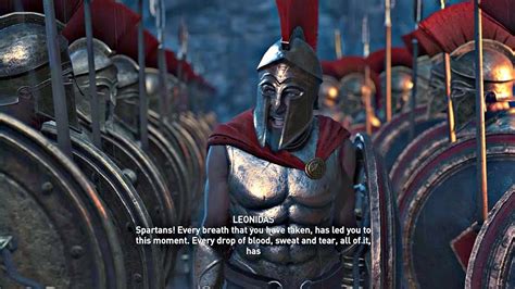 Assassins Creed Odyssey All Leonidas And 300 Spartans Cutscenes Ps4