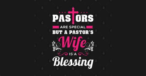 Pastor Pastor S Wife Is A Blessing Pastor Wife Gifts Sticker My XXX