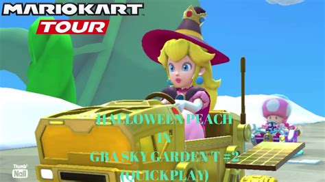 Mario Kart Tour Halloween Peach In Gba Sky Garden T 2 Quickplay Youtube