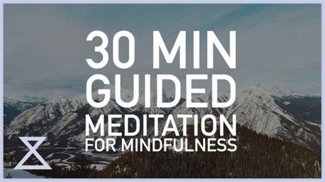 Free 30 Minute Guided Meditation Script Pdf Guide