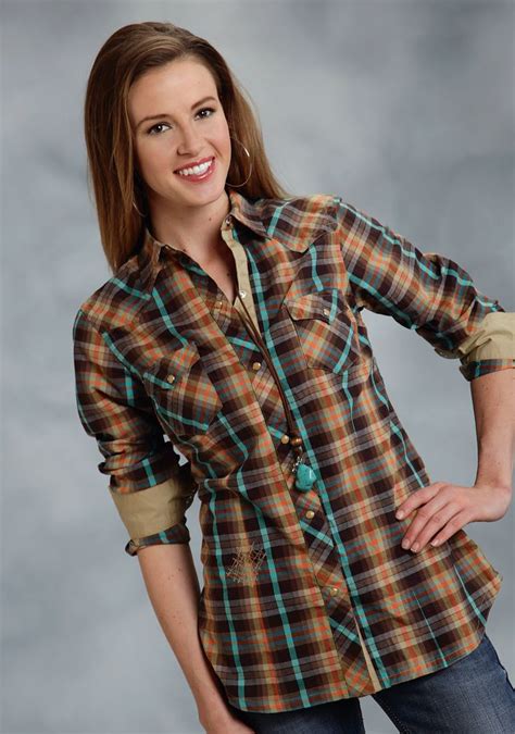 Womens Western Shirt Kindling From Roper This Performance