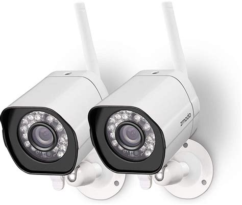Zmodo 2 Pack Wireless Security Camera System Smart Outdoor Wifi Ip