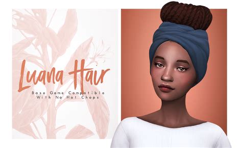 Hair Elliandra Sims 4 Afro Hair Sims Hair Sims 4 Black Hair