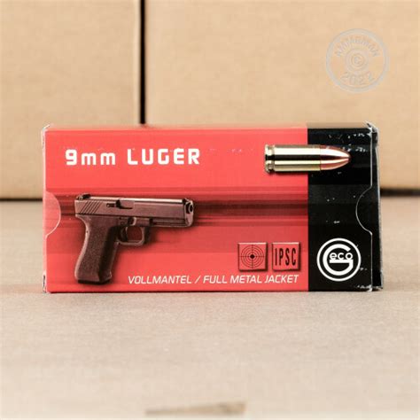 1000 Rounds Of 9mm Luger 124 Grain Geco Fmj Ammo At