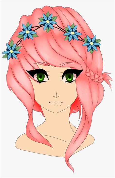 Mangaka Anime Flower Crown Transprent Png Free Anime Flower Crown