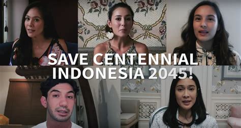 Indonesian Public Figures Celebrities Pushing For Climate Action