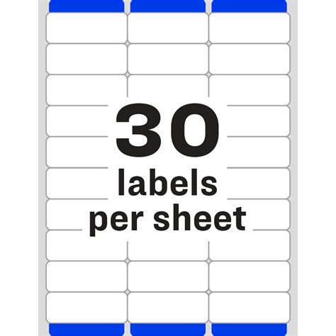 Select a label template when you create a new document. Avery® Easy Peel® Address Labels with Sure Feed ...
