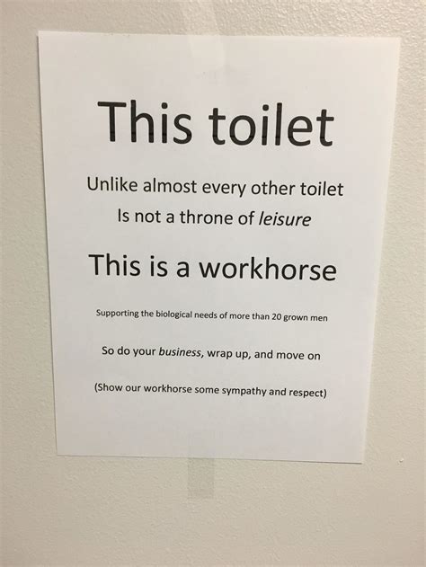 Bathroom Signs That Will Make You Laugh Harder Than You Should Bathroom Etiquette Funny