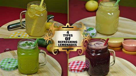 4 Types Of Lemonades How To Make Refreshing Lemonades Lemonade