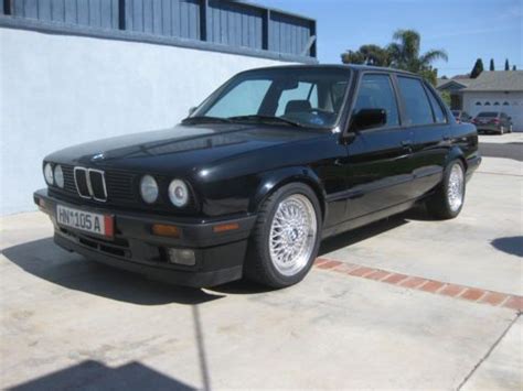 Sell Used 1991 Bmw 325i E30 Sedan 4 Door Black 5 Speed Clean Condition