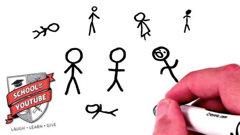 How To Draw A Stick Figure School Of Youtube