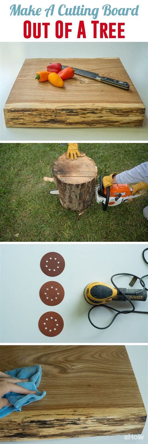 How To Make A Cutting Board Out Of A Tree Wood Ideas