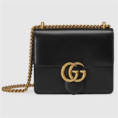 Gg Marmont Leather Shoulder Bag Gucci 431384cdz0t1000