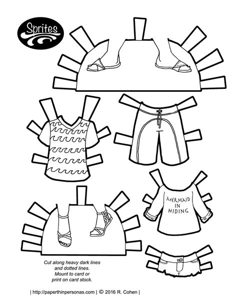 Paper Thin Personas • Page 28 Of 111 • Daily Diverse And Dynamic Printable Paper Dolls