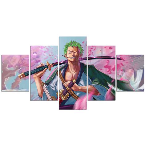 Buy Anime One Piece Poster Roronoa Zoro Print On Canvas Painting Wall