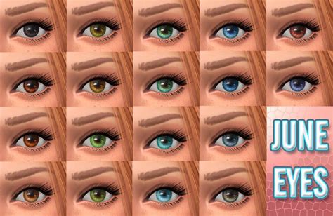 Mod The Sims “june” Default Replacement Eyes Sims 4 Cc Eyes Sims