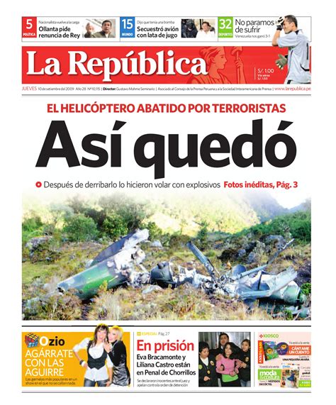 Edición La República 10092009 By Grupo La República Publicaciones Issuu