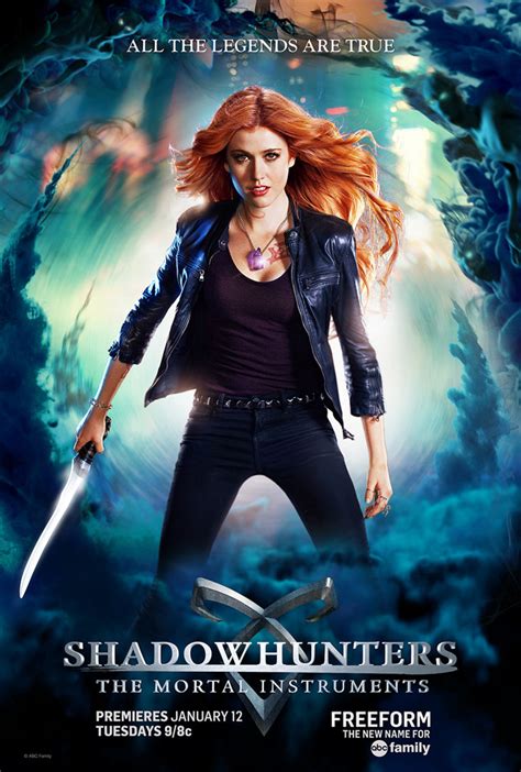 Shadowhunters Character Posters Clary Fray Shadowhunters Tv Show