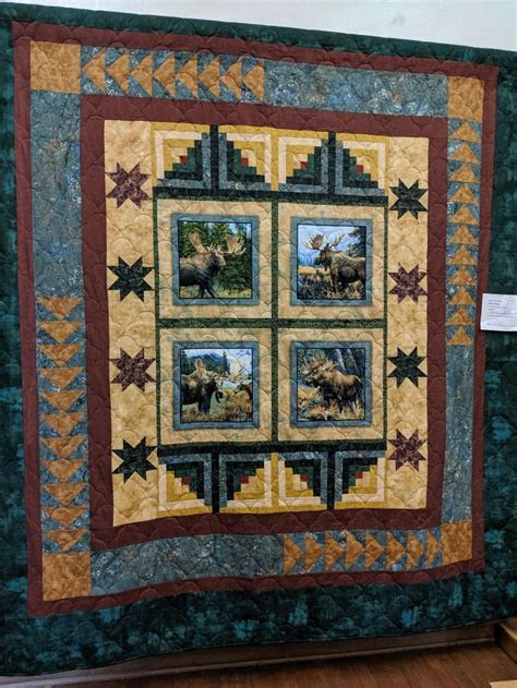 Pin By Mollie Perrot On Panel Quilting Wildlife Quilts Panel Quilt