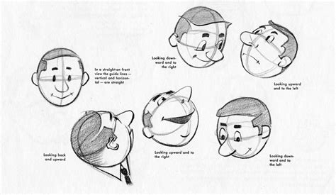 Learn To Draw Cartoons Lesson The Comic Head Basic Drawing Of