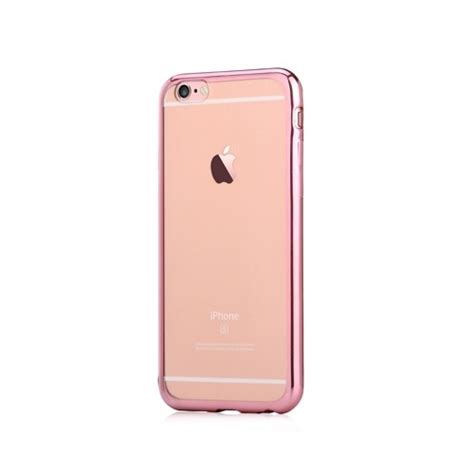 Devia Glitter Case силиконов Tpu калъф за Iphone 6 Plus Iphone 6s Plus розов прозрачен