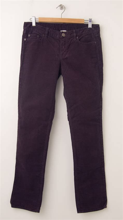 J Crew City Fit Vintage Matchstick Corduroy Pants Womens 28s Short