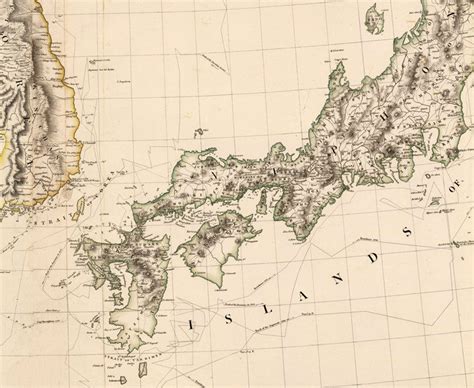 Very large and fascinating map, rebacking with japanese paper. Old Map of China Japan and Korea , 1818, Asia Antique map - VINTAGE MAPS AND PRINTS