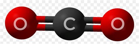 Molécula 3d Do Dióxido De Carbono Carbon Dioxide Molecule Png