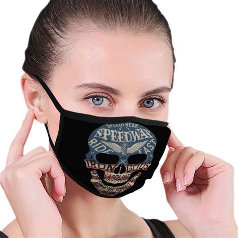 Amazon Com NYNELSONG Mouth Shield Face Shield Anti Dust Vintage Label With Skull Mouth Shield