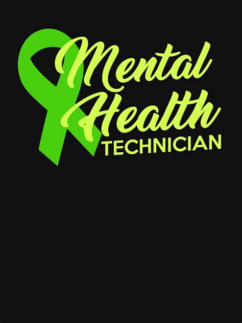 Mental Health Technician Awareness Ribbon T Shirt By Printedkicks