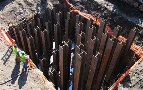 Steel Pile Foundations Pile Types Of Steel Foundation