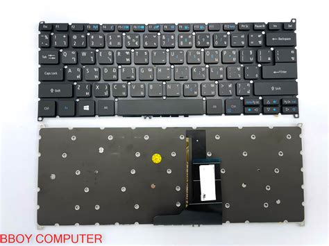 Acer Keyboard คีย์บอร์ด Spin 5 Sp513 51 Th En มีไฟ Backlite Bboycomputer