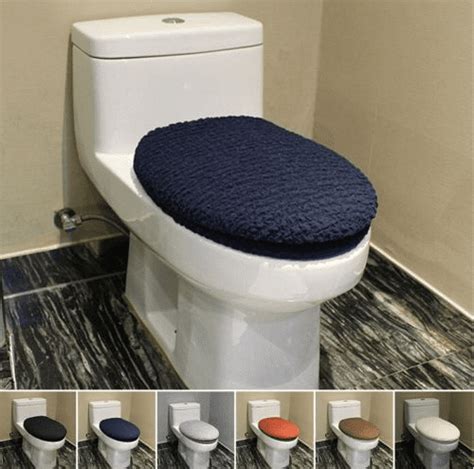 2pcs Simple Style Warmer Soft Toilet Seat Closestool Lid Cushion Cover