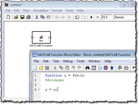Edit Matlab Code For Simulink In The Editor Matlab Community Matlab