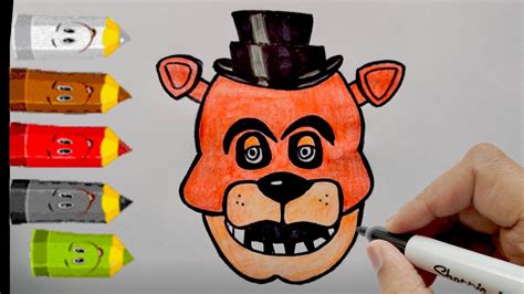 How To Draw Freddy Fazbear Step By Step Drawing Youtube