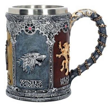 Game Of Thrones Mug Goblet Cup Stainless Steel 3d Resin Beer Coffee Cup
