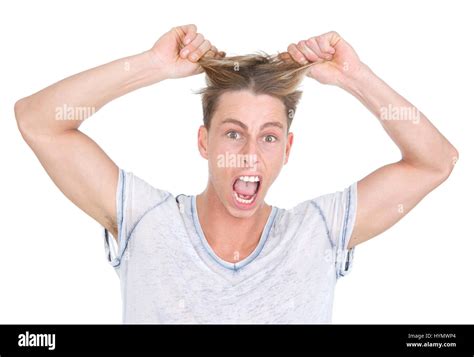 Pulling Your Hair Out Hi Res Stock Photography And Images Alamy