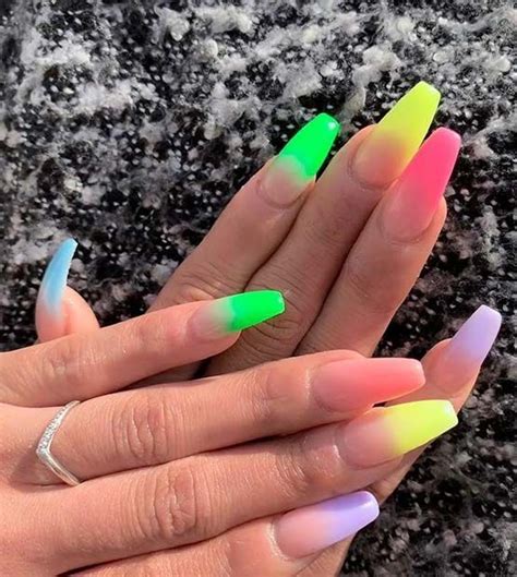 43 Neon Nail Designs That Are Perfect For Summer Stayglam Neon Nail
