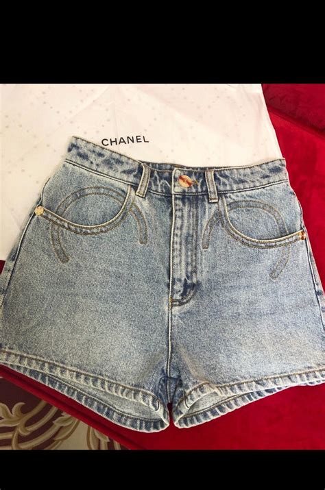 Chanel Denim Shorts Cute Comfy Outfits Clothing Hacks Hot Shorts Outfit